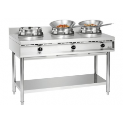 Kuchenka gazowa wok, 3 palniki | BARTSCHER, GWH3