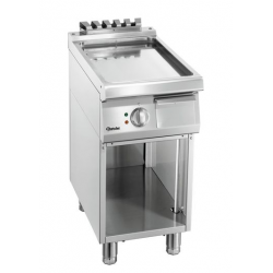 Płyta grillowa elektryczna z gładką płytą stalową i otwartą podstawą, 400x700x850 mm | BARTSCHER, 700 Classic