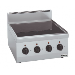 Kuchnia ceramiczna nastawna 4-płytowa, 600x600x290 mm | BARTSCHER, 600 Imbiss