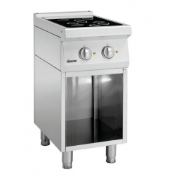 Kuchnia ceramiczna 2-palnikowa z otwartą podstawą, 400x700x850 mm | BARTSCHER, 700 Classic