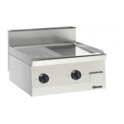 Płyta grillowa gładka/ryflowana elektryczna, 600x600x290 mm | BARTSCHER, 600 Imbiss