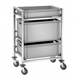 Wózek do transportowania tac i skrzynek, 720x500x965 mm | BARTSCHER, ENK-3EB