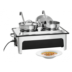 Stacja elektryczna z 2 kociołka mi na zupę 2x4 l | BARTSCHER, 500840