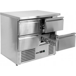 Stół chłodniczy z 4 szufladami 220L czynnik R600a Yato YG-05280