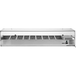 Nadstawa chłodnicza witryna 9*GN 1/3 150mm Yato YG-05332
