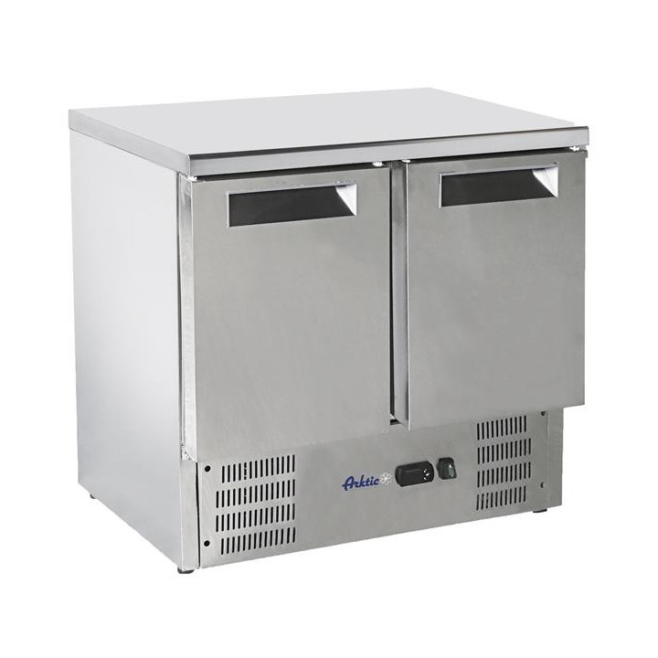 Stół chłodniczy 2 drzwiowy z blatem roboczym i agregatem dolnym nowy czynnik chłodniczy Arktic Hendi 236130