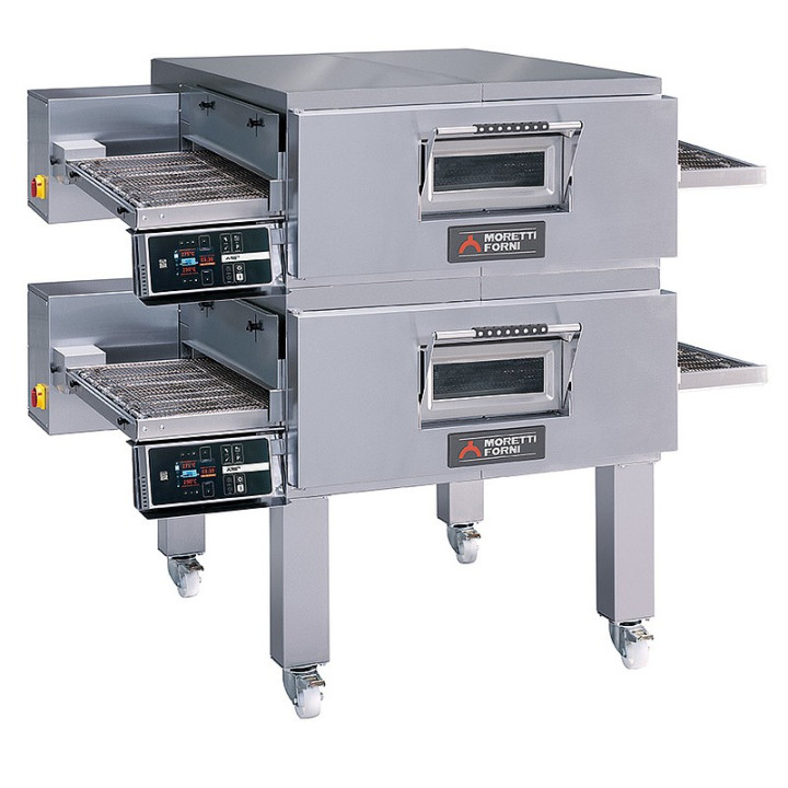 Wielofunkcyjny piec przelotowy gazowy TT98G 2 komory z podstawą