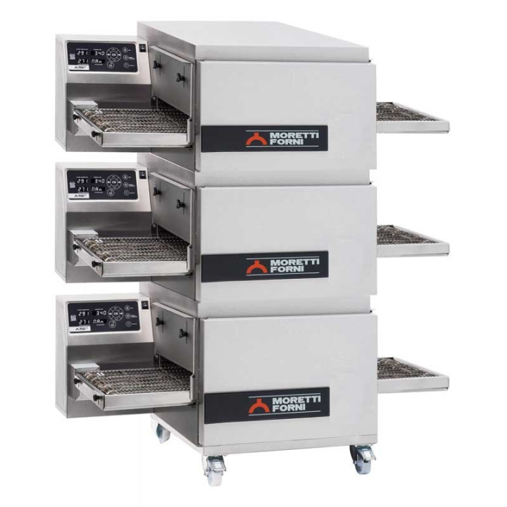 Elektryczny piec taśmowy T64 3 komory Moretti Forni MFMT64E3