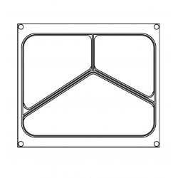 Matryca podział na trzy 227x178 do zgrzewarek AG02E/AG02HD