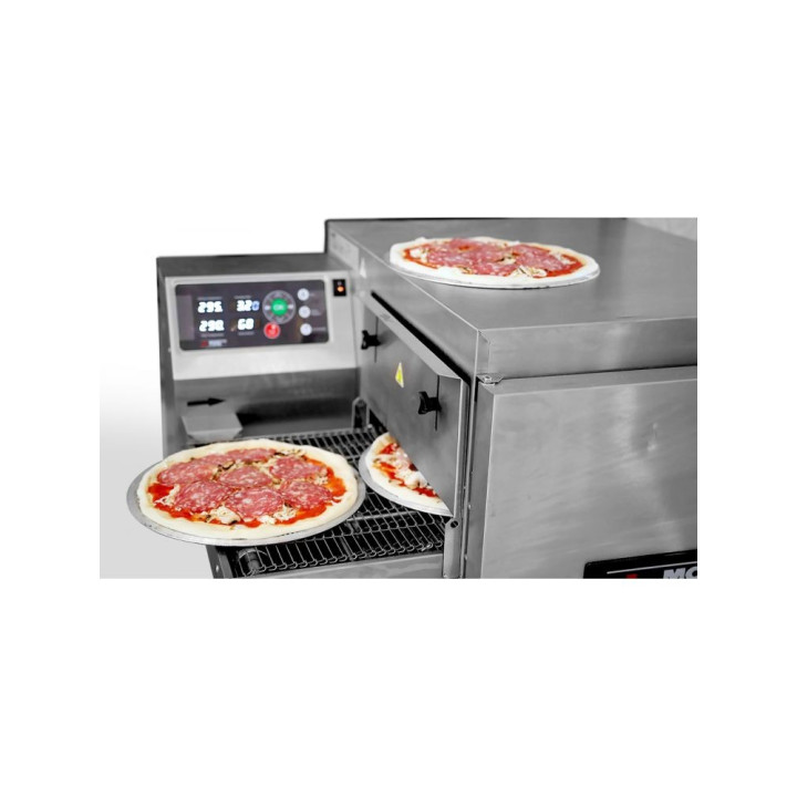 Elektryczny piec taśmowy T75 3 komory z podstawą Moretti Forni MFMT75ET3S