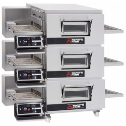 Gazowy piec taśmowy T75 3 komory z podstawą Moretti Forni MFMT75GT3S