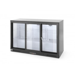 Lodówka na napoje 3-drzwiowa 338L drzwi suwane Hendi 235836