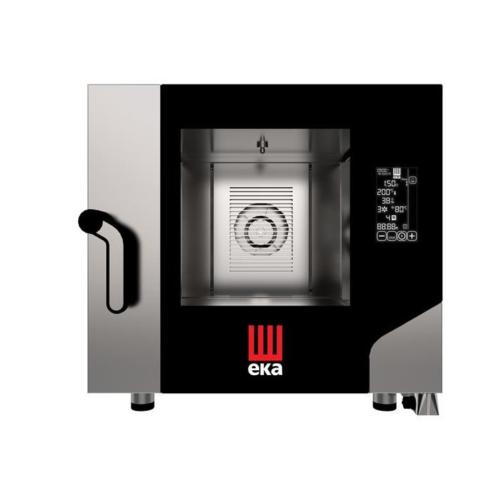 Piec konwekcyjno - parowy Black Mask 5 x GN 1/1 elektryczny z bezpośrednim natryskiem system mycia