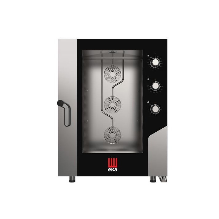 Piec konwekcyjno-parowy Millennial Smart Bakery, 10× 600×400 mm – sterowany elektromechanicznie, elektryczny, Tecnoeka, 400V/155