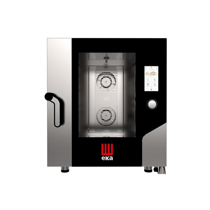 Piec konwekcyjno-parowy Millenial Touch Screen Gastro 7x GN 1/1, elektryczny, z automatycznym systemem myjącym, Tecnoeka, 400V/1