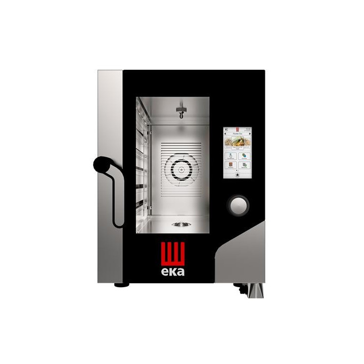 Piec konwekcyjno-parowy Millennial Touch Screen Gastro Compact 6×GN 1/1 – elektryczny, Tecnoeka, 400V/7800W, 500x930x(H)700mm