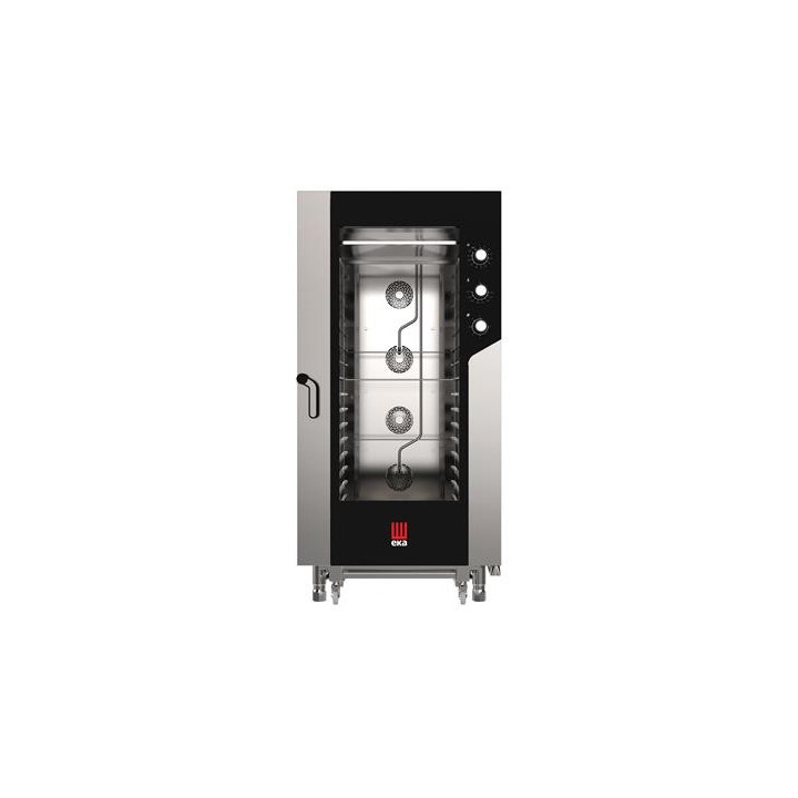 Piec konwekcyjno-parowy Millennial Smart Bakery, 16× 600×400 mm – sterowany elektromechanicznie, elektryczny, Tecnoeka, 400V/310