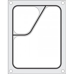 Matryca do zgrzewarki CAS CDS-01 na tackę dwdzielną colt 227x178  