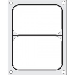 Matryca do zgrzewarki CAS CDS-01  na tackę dwudzielną 227x178 mm 