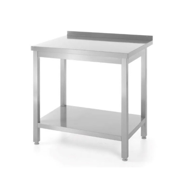 Stół roboczy przyścienny z półką - skręcany o wym. 1200x700x850 mm