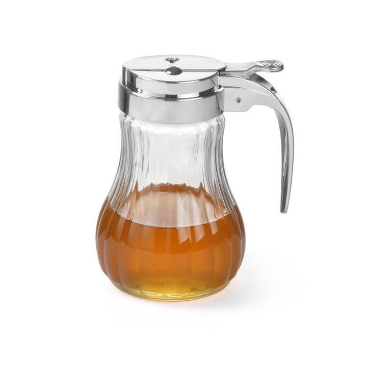 Dyspenser do miodu z przyciskiem