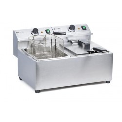 Frytownica manualna , 2 × 8 l, HENDI, Profi Line, 16L, 230V/7000W, 605x460x(H)369mm