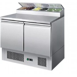 Stół chłodniczy 2-drzwiowy z nadstawką ESL3832