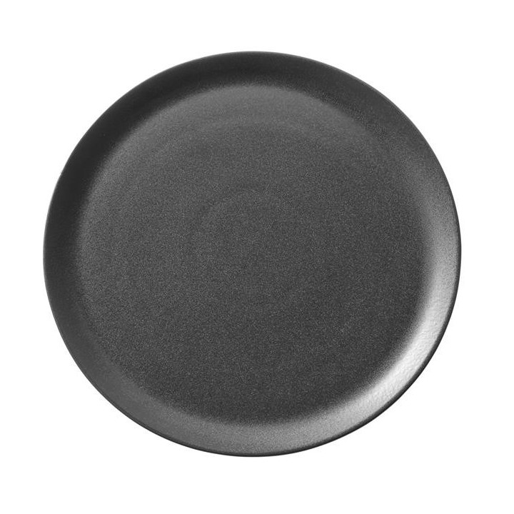 Talerz płaski 320 mm czarny - zestaw 6 sztuk 