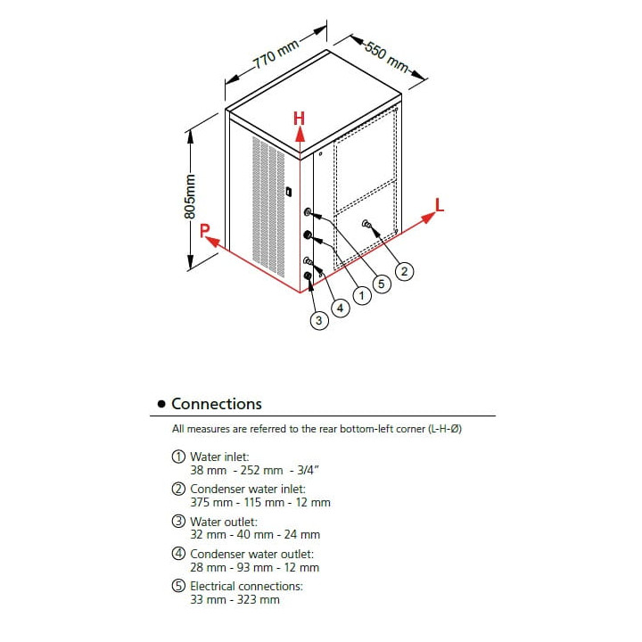 Kostkarka | Wytwornica do lodu Frozen Run 400kg/24h CV950