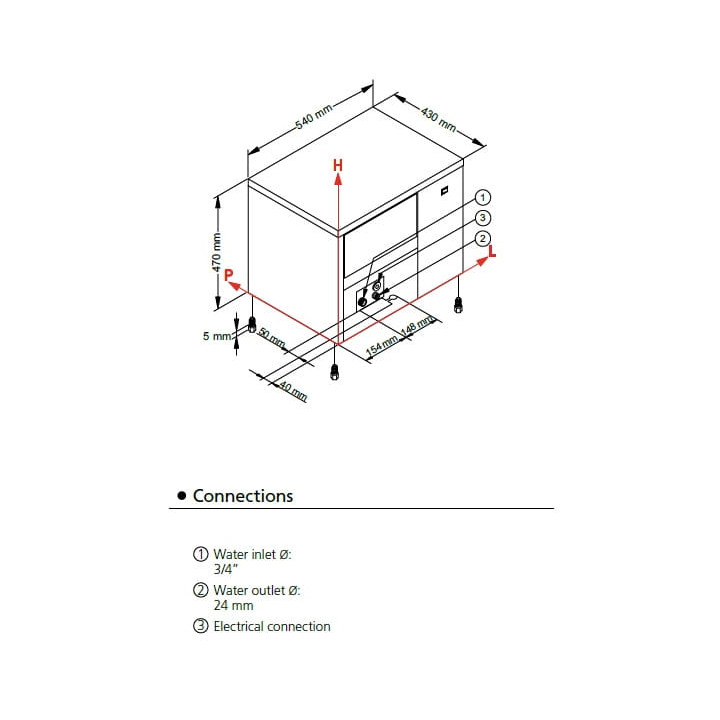 Kostkarka do lodu Frozen Dice 22kg/24h IC35