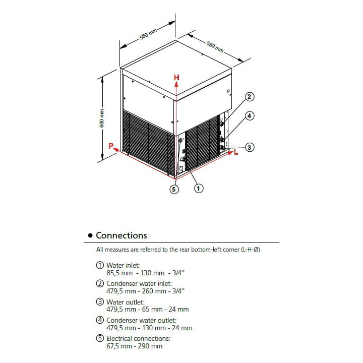 Kostkarko-Grudkarka | Wytwornica do lodu Frozen Stone 140kg/24h MGT310