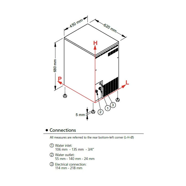 Łuskarka Frozen Snow 60kg/24h | SLF130