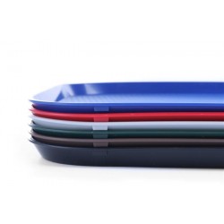 Taca z polipropylenu - FAST FOOD 350x450 brązowa