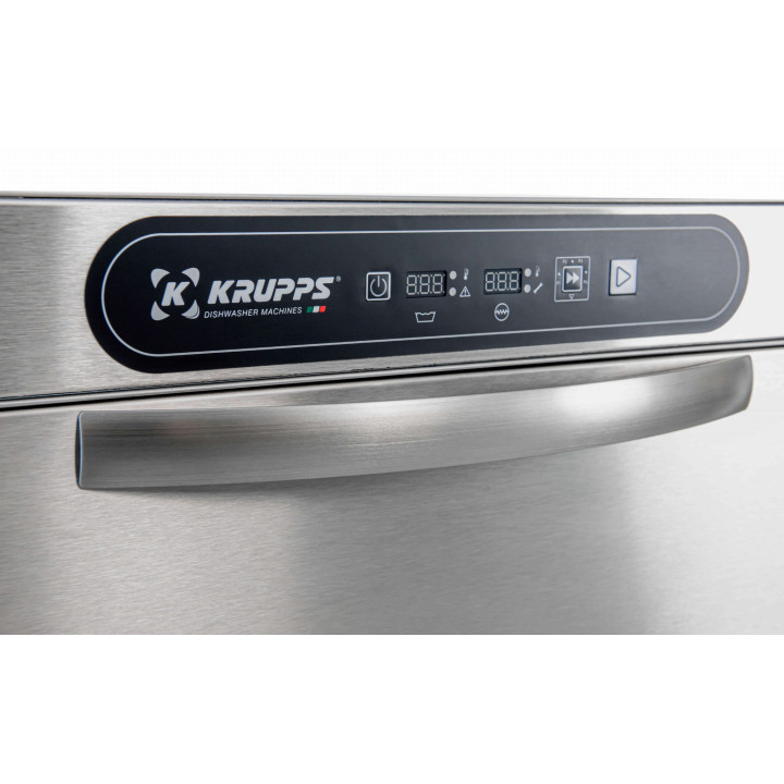 Zmywarka do szkła i talerzy | kosz 500x500 | 400V | KRUPPS CUBE LINE C537TE | panel elektroniczny Advance  4 cykle mycia