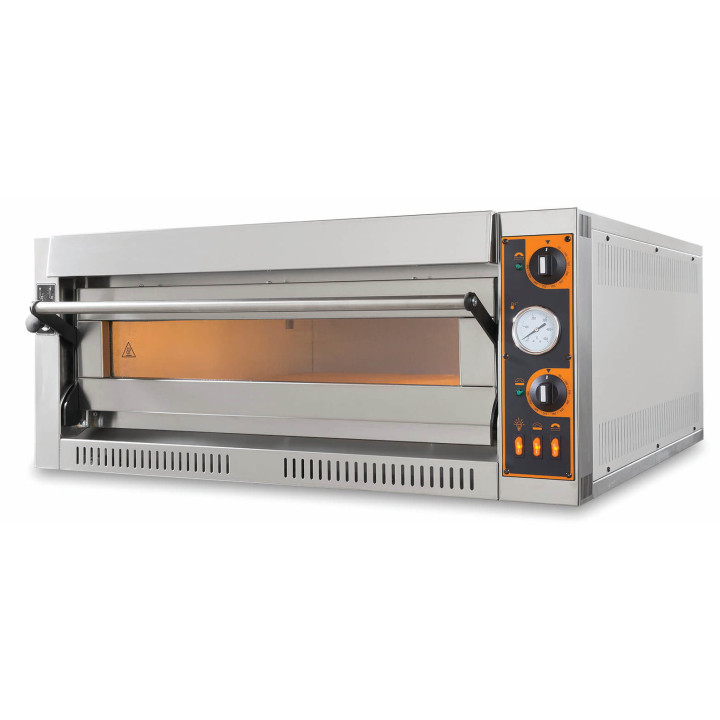Piec do pizzy elektryczny | jednokomorowy | 6x36 | szeroki | TOP 6 XL/L (TecPro6 BIG/L)