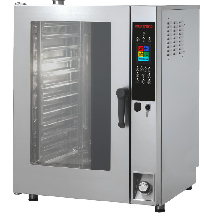 Piec konwekcyjno-parowy  elektryczny | elektroniczny panel sterowania | 11xGN1/1 | Inoxtrend CDT-111E