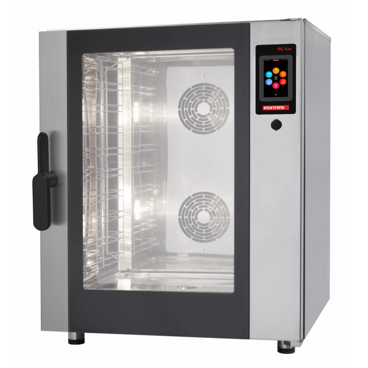 Piec konwekcyjno-parowy elektryczny PG-DT-110E | automatyczny system myjący | panel dotykowy | 10x GN 1/1 | seria Professional 