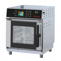 Piec konwekcyjno-parowy Inoxtrend Compact PK-DT-304E | automatyczne mycie | 4xGN2/3 | 4,3 kW / 3 kW | 400 V / 230 V | 510x660x67