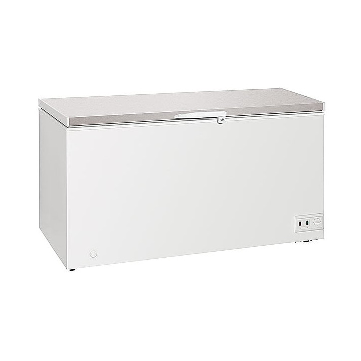 Zamrażarka skrzyniowa SSB552XE | 459l | pokrywa ze stali nierdzewnej