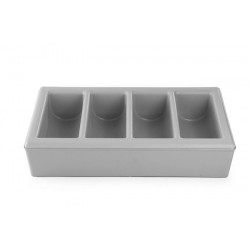 Pojemnik na sztućce GN 1/1  czarny