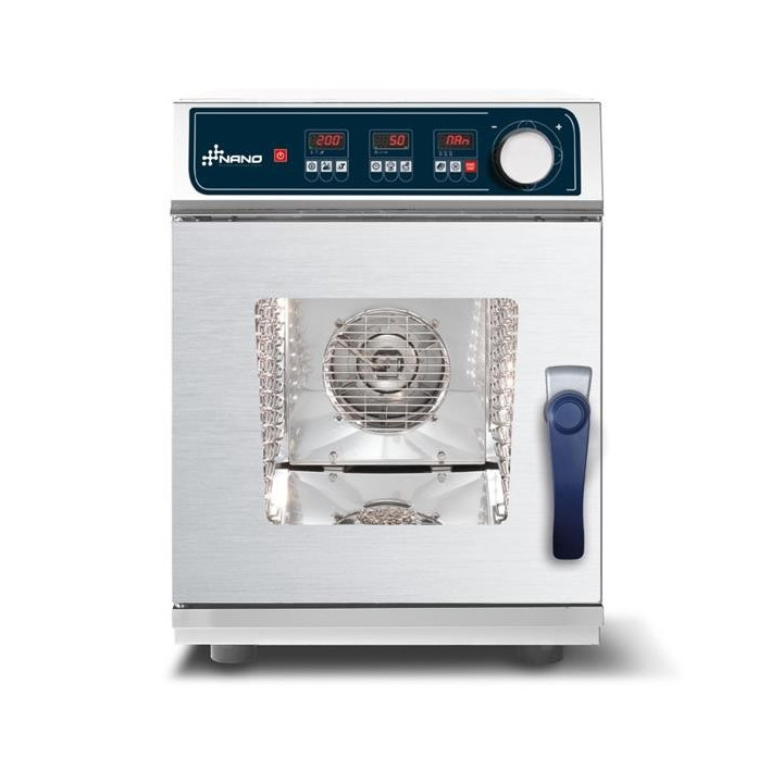 Piec konwekcyjno-parowy GRAFEN Nano Compact 6x GN 1/1 sterowanie elektroniczne z systemem myjącym