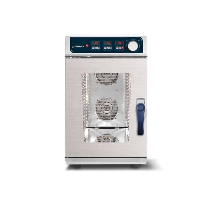 Piec konwekcyjno-parowy GRAFEN Nano Compact 10x GN 1/1 sterowanie elektroniczne z systemem myjącym