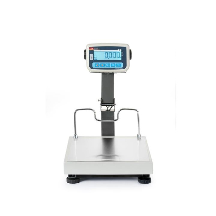 Waga platformowa LCD ze składanym wysięgnikiem i z legalizacją seria EKO+ 60 kg  Hendi BEK+C035X040060-KB