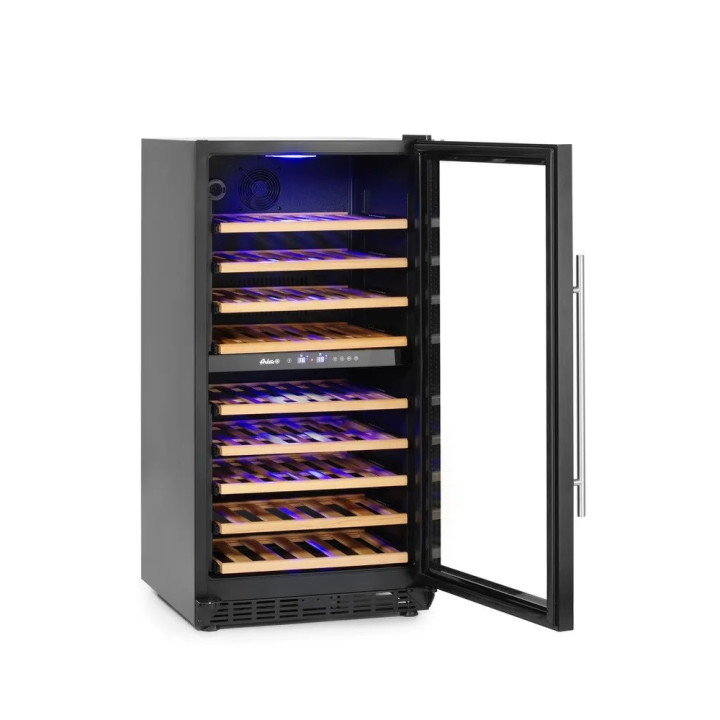 Lodówka do wina 2-strefowa 72 butelki 240L Hendi 237557