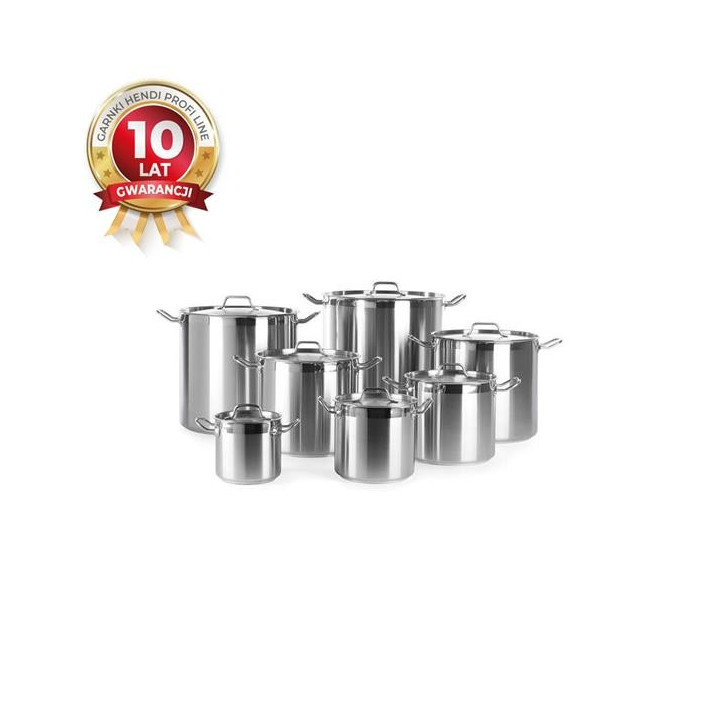 Garnek Profi Line wysoki z pokrywką dno Sandwich 98 l śr. 500 x 500 h