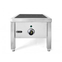 Taboret indukcyjny o dużej mocy HENDI 400V/5000W 400x400x(H)380mm