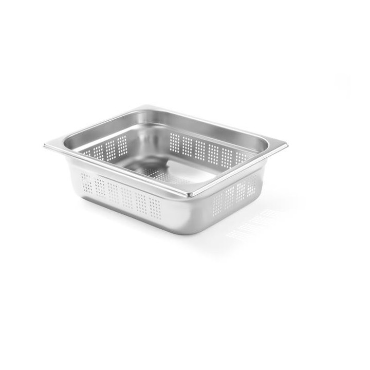 Pojemnik GN 1/2 - perforowany - 530x325 mm  wysokość100 mm Hendi Profi Line 802427