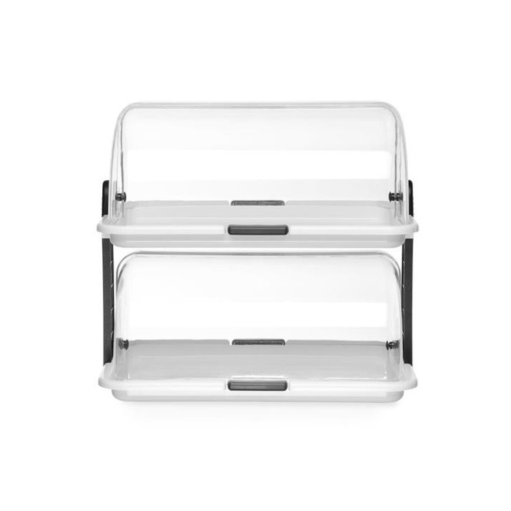 Witrynka rolltop podwójna HENDI 380x260x(H)355mm 