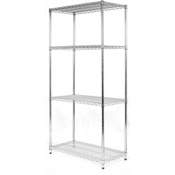 Regał Chrom 4-półki (61x152x182cm)