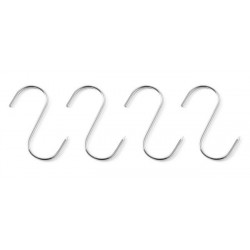 Haki rzeźnicze - zestaw 4 szt. 150x6 (na pręty ma.fi. 45 mm) Hendi 513569